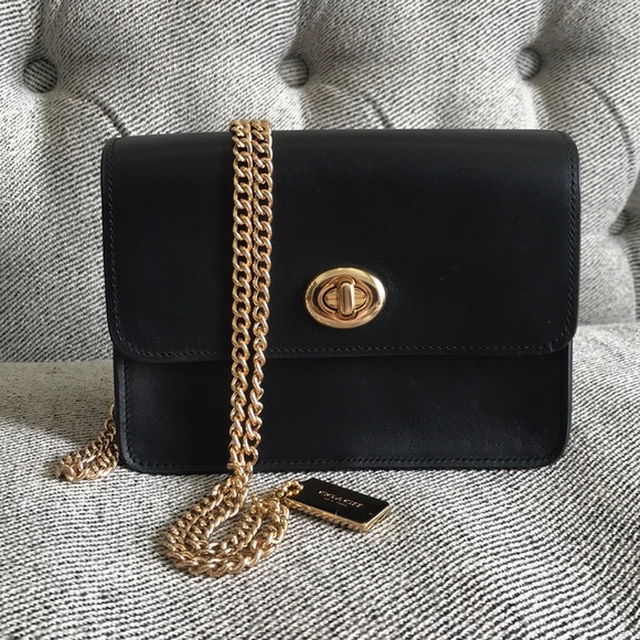 Coach Handbags - COACH BOWERY CROSSBODY BAG BLACK SIGNATURE